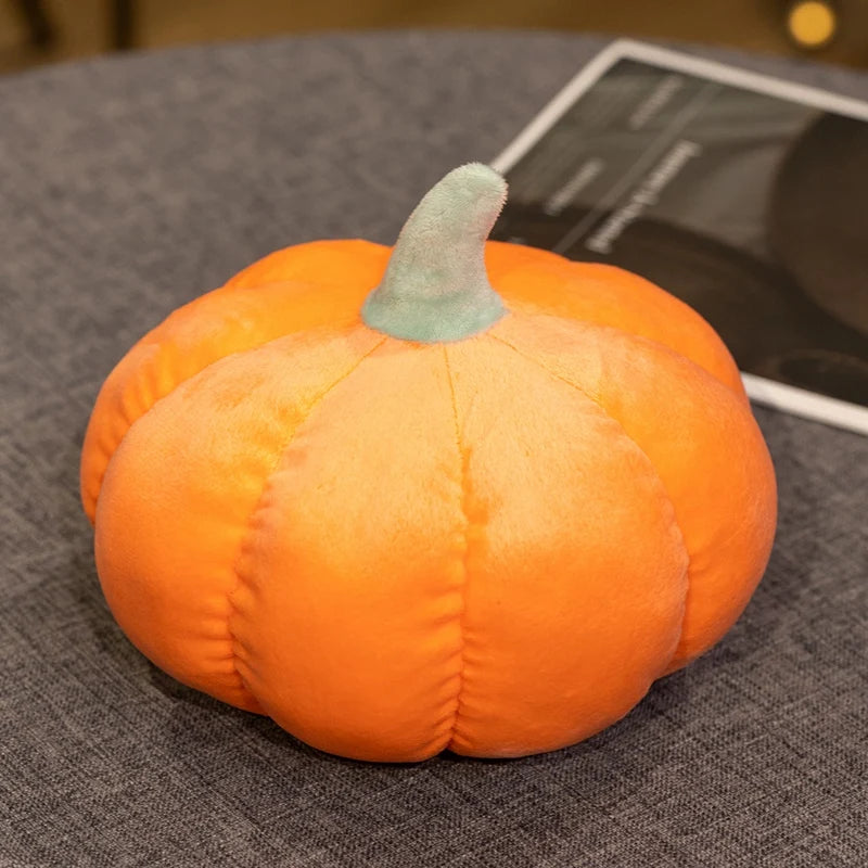 16cm Kawaii Halloween Pumpkin Plush Toy Plushie Soft Plant Stuffed Doll Holidays Props Decorative Throw Pillow Surprise Gifts