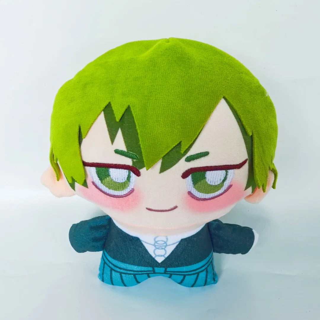 ちびキャラ 顔の刺繡が特徴的な キャラクター ぬいぐるみ