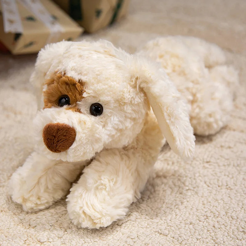 ふわふわ可愛いブラウン系子犬ぬいぐるみ