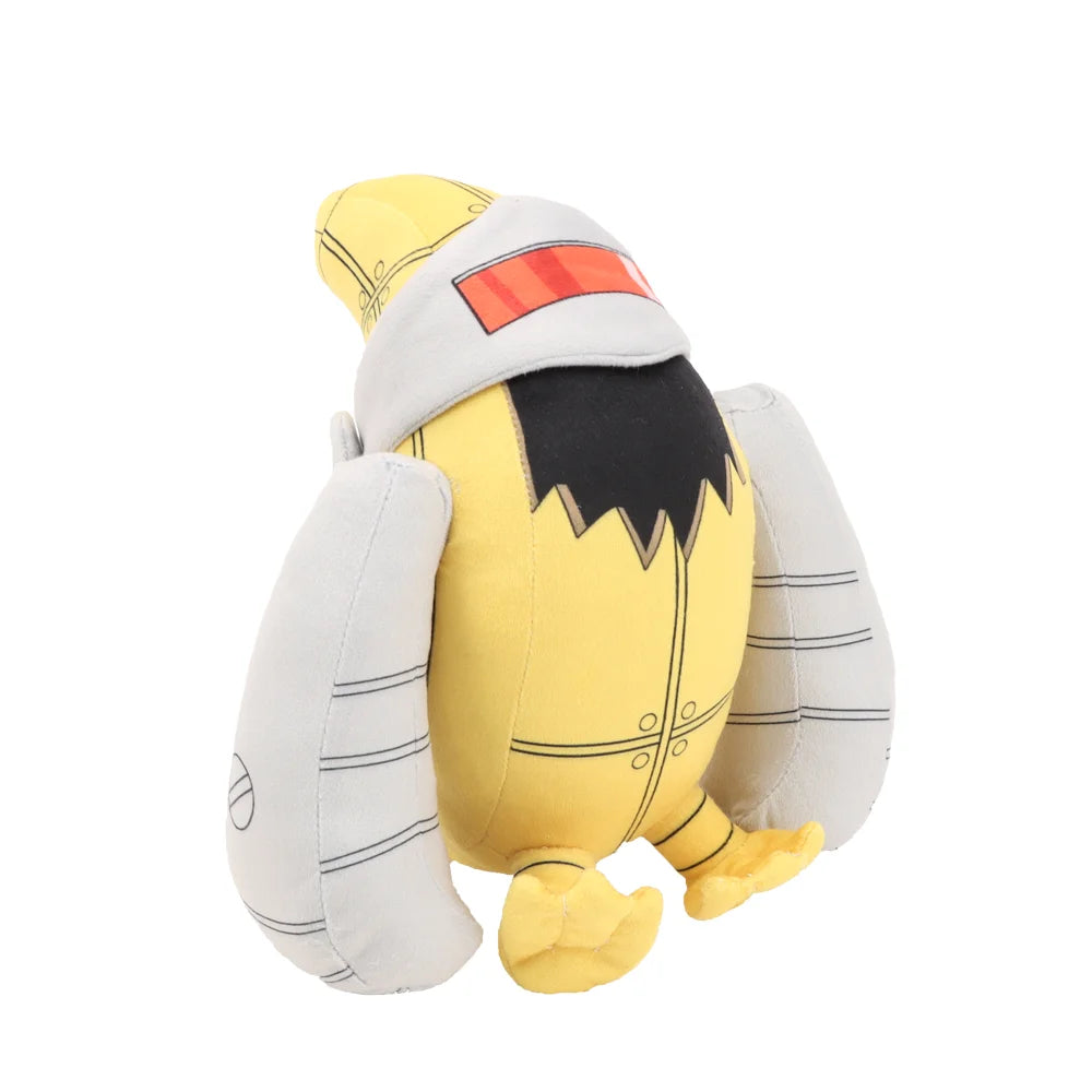 ロックマンX ビット 黄色いメカニックデザインのぬいぐるみ