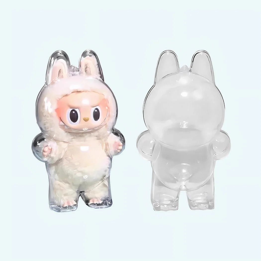 立つラブブ風ぬいぐるみ用耐衝撃保護ケース