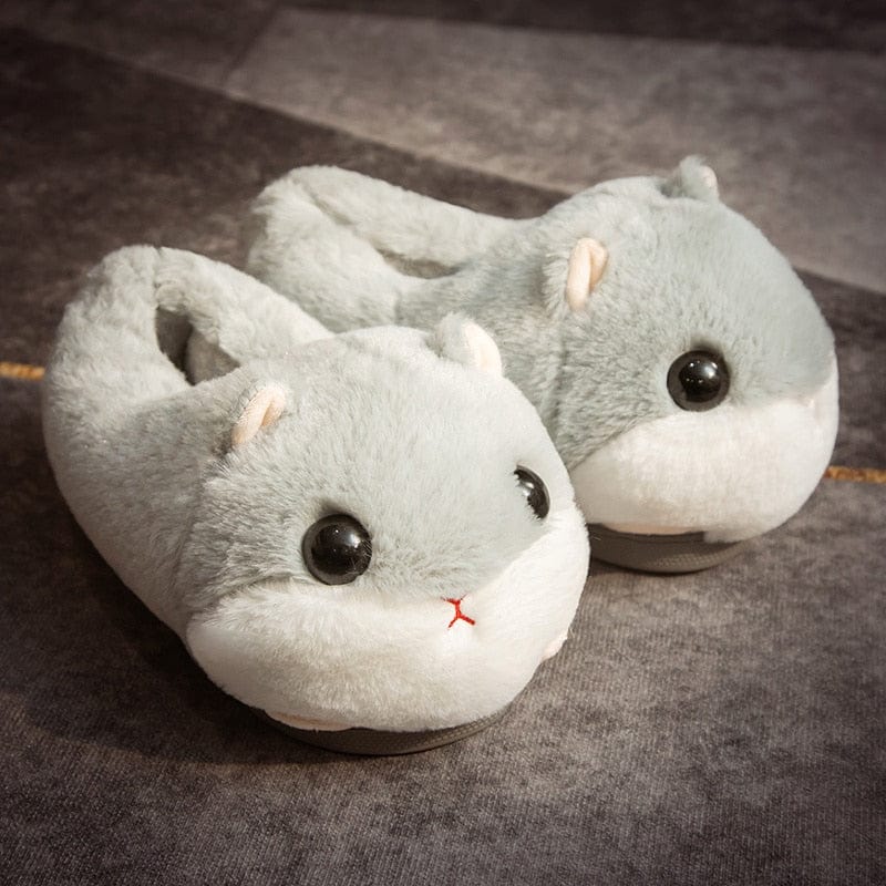 かわいいハムスターのぬいぐるみスリッパ36-37