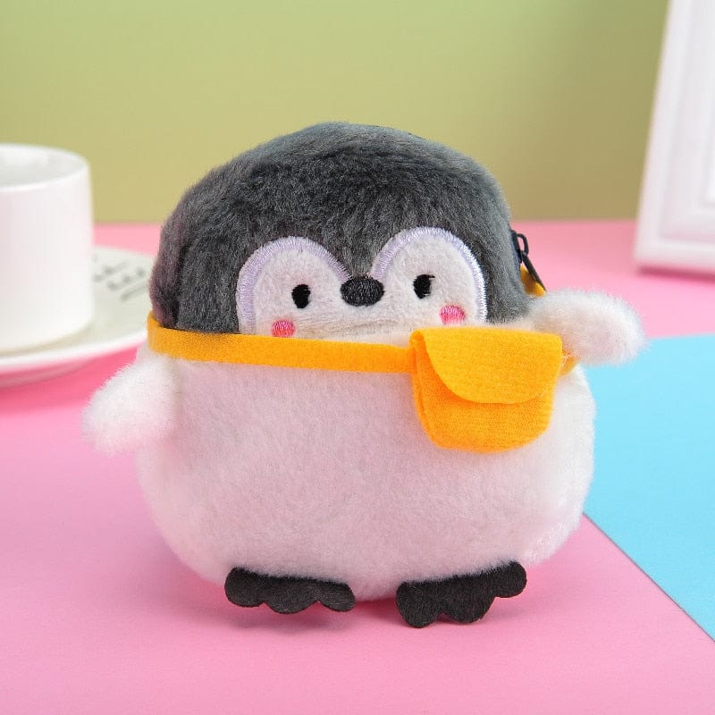 美しい赤ちゃんペンギン - ぬいぐるみバッグ