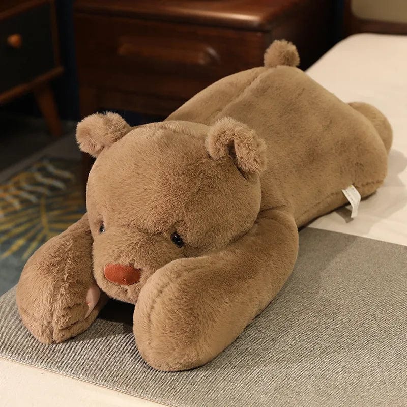 巨大な茶色のテディベア、65cm