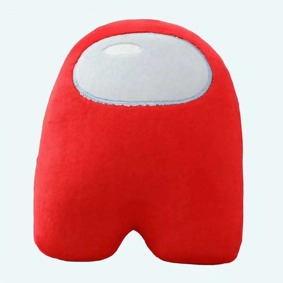 柔らかい赤いAmong Usのぬいぐるみ、ゲーム用の広々とした抱きしめやすい仲間、10cm、The Plush Company