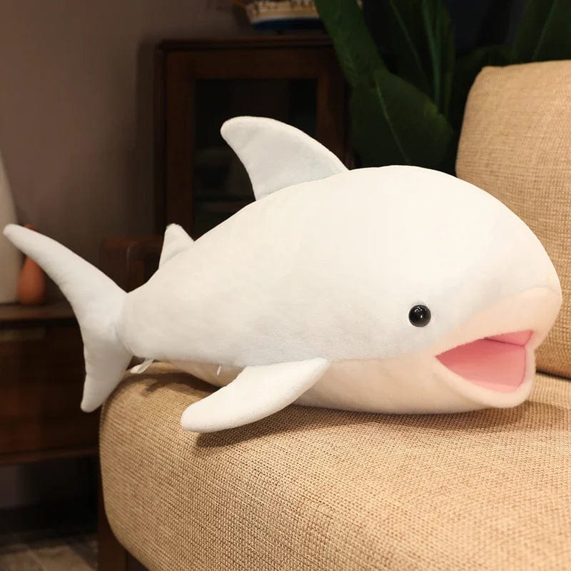 フレンドリーな青いクジラのぬいぐるみ、55cm