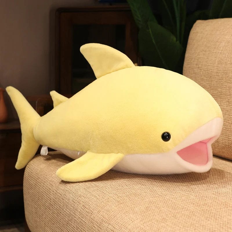 フレンドリーな黄色いクジラのぬいぐるみ、120cm