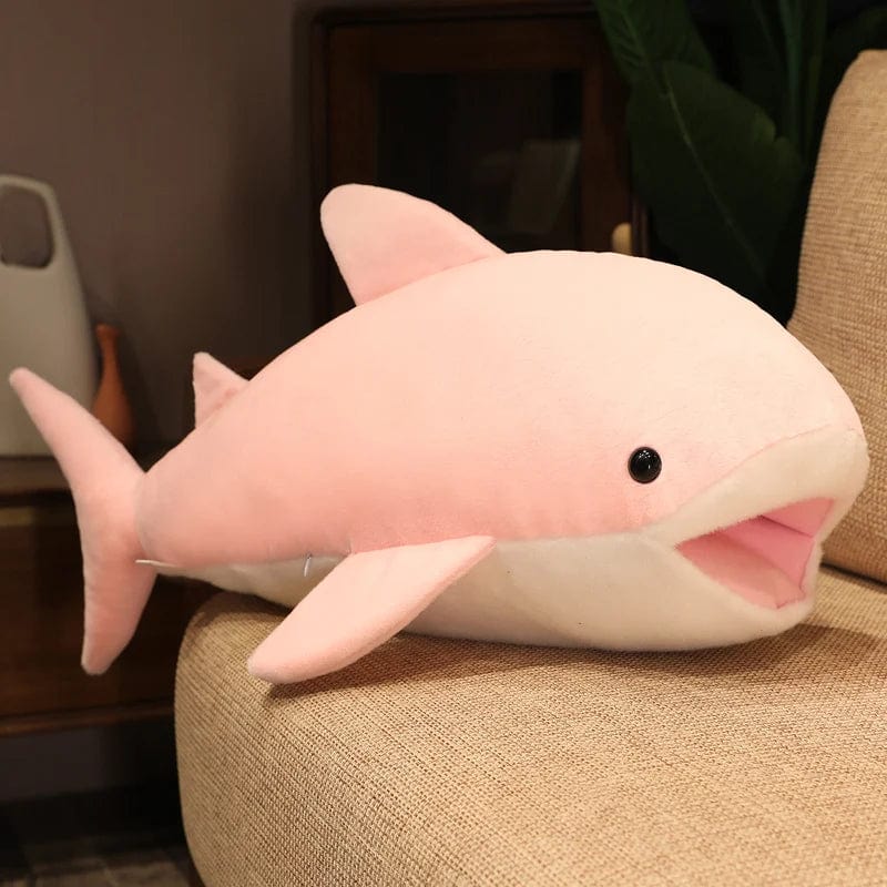 フレンドリーなピンクのクジラのぬいぐるみ、120cm