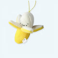 La compagnie de la peluche の楽しくて柔らかくて独創的な黄色いバナナのぬいぐるみ