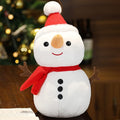 クリスマス スノーマン ぬいぐるみセット - レッド