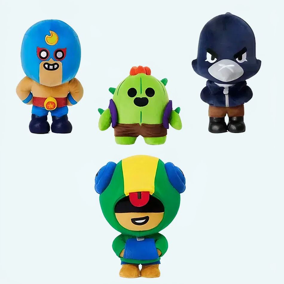 ブロウル スターズのぬいぐるみ、ソフトヒーロー、子供向けのかわいいコレクション、The Plush Company
