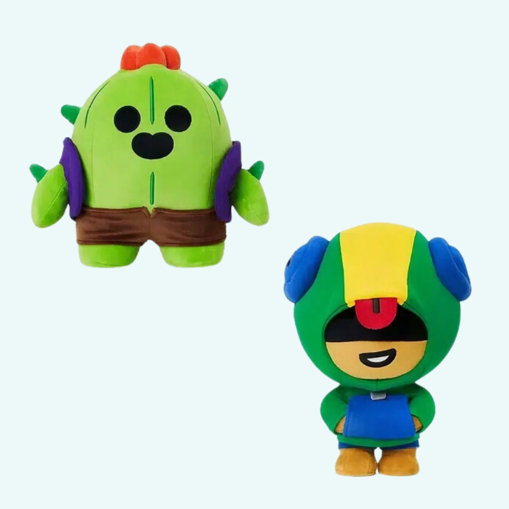 ブロウル スターズ スパイク レオン ソフトぬいぐるみ - 子供用コレクション - ザ プラッシュ カンパニー