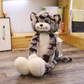 茶色の座った猫のぬいぐるみ 90cm