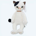 柔らかい白い猫のぬいぐるみ、自宅用のかわいい仲間、40cm、The Plush Company