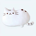 かわいい柔らかい白い猫のぬいぐるみ、子供のための抱きしめたくなる仲間、25cm、The Plush Company