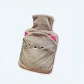ぬいぐるみ猫の湯たんぽ、冬に柔らかな暖かさと快適さ、1000ml、The Plush Company