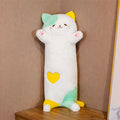 巨大で柔らかい猫のぬいぐるみ、くつろげる居心地の良い寝室用グリーンぬいぐるみ会社