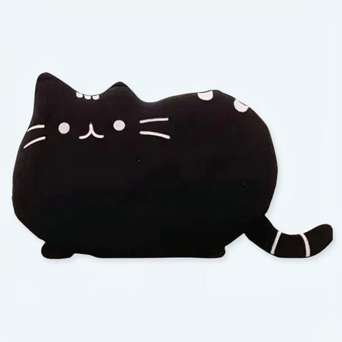 かわいい柔らかい黒猫のぬいぐるみ、子供のための抱きしめたくなる仲間、25cm、The Plush Company