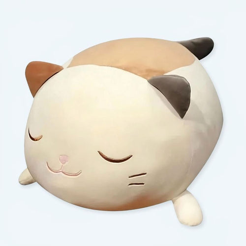 ぬいぐるみの猫の枕、夜に柔らかくて快適な子供の抱きしめ、The Plush Company
