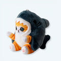 お子様向けの柔らかくて抱きしめやすいサメ猫のぬいぐるみ、楽しいコスチューム、The Plush Company