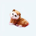 子供部屋にぴったりの、かわいい柔らかいオレンジ色の猫のぬいぐるみ - The Plush Company