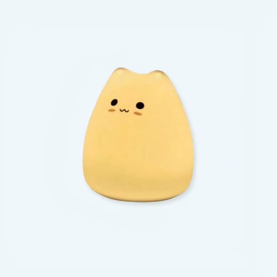 柔らかくて光るシリコン製の猫のぬいぐるみ。お子様の寝室や夜間に最適です。 - The Plush Company
