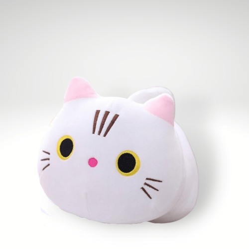 スクイッシュマロ マシュマロ 猫 ぬいぐるみ 25cm / ホワイト