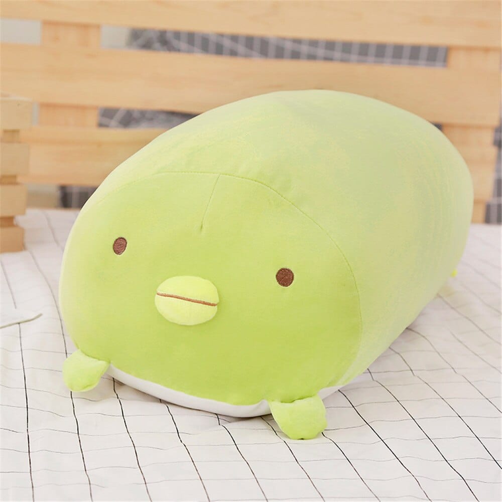 緑のスクイシュマロ芋虫ぬいぐるみ 20cm