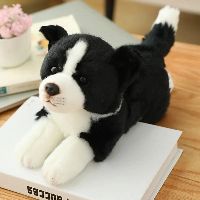 ボーダーコリー犬のぬいぐるみ