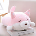 柔らかいピンクのかわいい犬のぬいぐるみ、子供が抱きしめて眠れるように、55cm The Plush Company