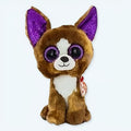 柔らかい茶色の犬のぬいぐるみ。子供部屋にぴったりです。The Plush Company