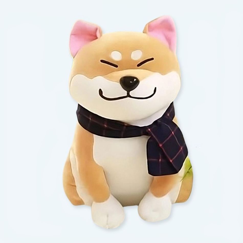 柔らかい茶色の犬のぬいぐるみ。子供部屋にぴったりです。The Plush Company