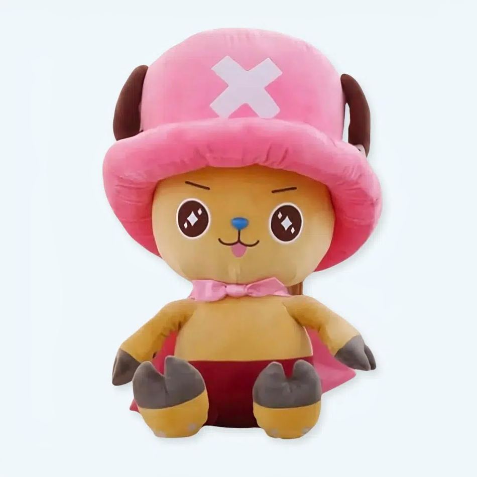 巨大なピンクのマンガ風チョッパーぬいぐるみ、柔らかくて抱きしめたくなるような子供用、70cm、The Plush Company
