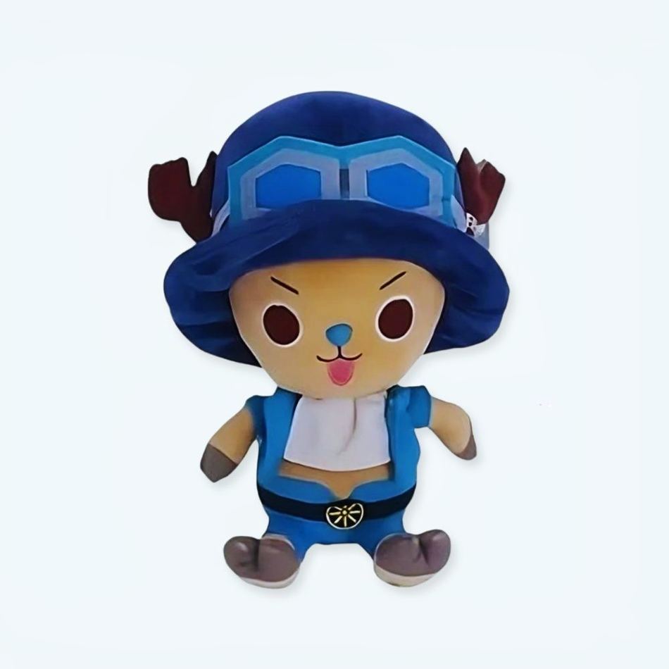 柔らかい青いチョッパーワンピース海賊冒険ぬいぐるみ（The Plush Company製）