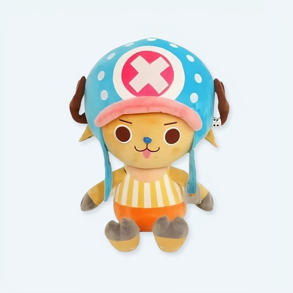 La Compagnie de la Pelucheのアニメコレクションの柔らかくてカラフルなチョッパーワンピースぬいぐるみ