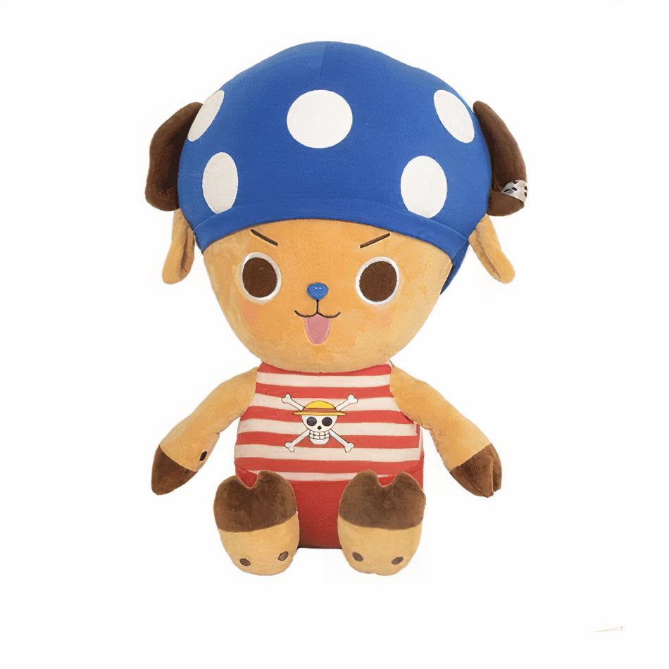 柔らかい海賊チョッパーのぬいぐるみ、子供用ワンピースアドベンチャー、30cm、The Plush Company