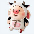 柔らかいピンクのかわいい豚のぬいぐるみ、子供用、25cm、抱きしめたくなる、La Compagnie de la Peluche製