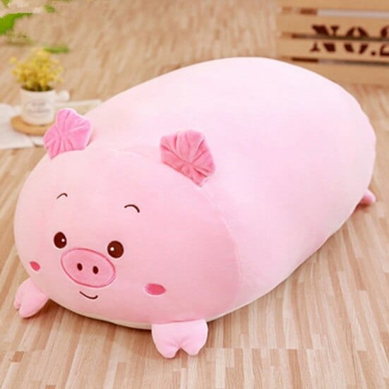 大きな耳が付いたスクイシュマロ豚のぬいぐるみ、20cm