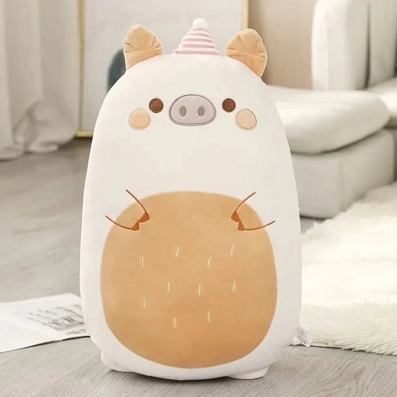 パーティー好きのスクイシュマロ豚のぬいぐるみ、45cm