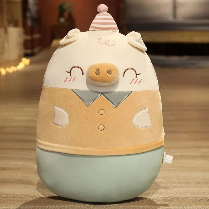 ハッピースクイッシュマロピッグぬいぐるみ、45cm