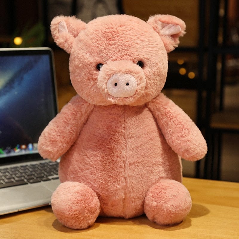 小さくて柔らかいぬいぐるみの豚、25cm