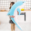 柔らかくて抱きしめたくなるような海のイルカのぬいぐるみ、子供用、青い毛皮 / 100cm The Plush Company