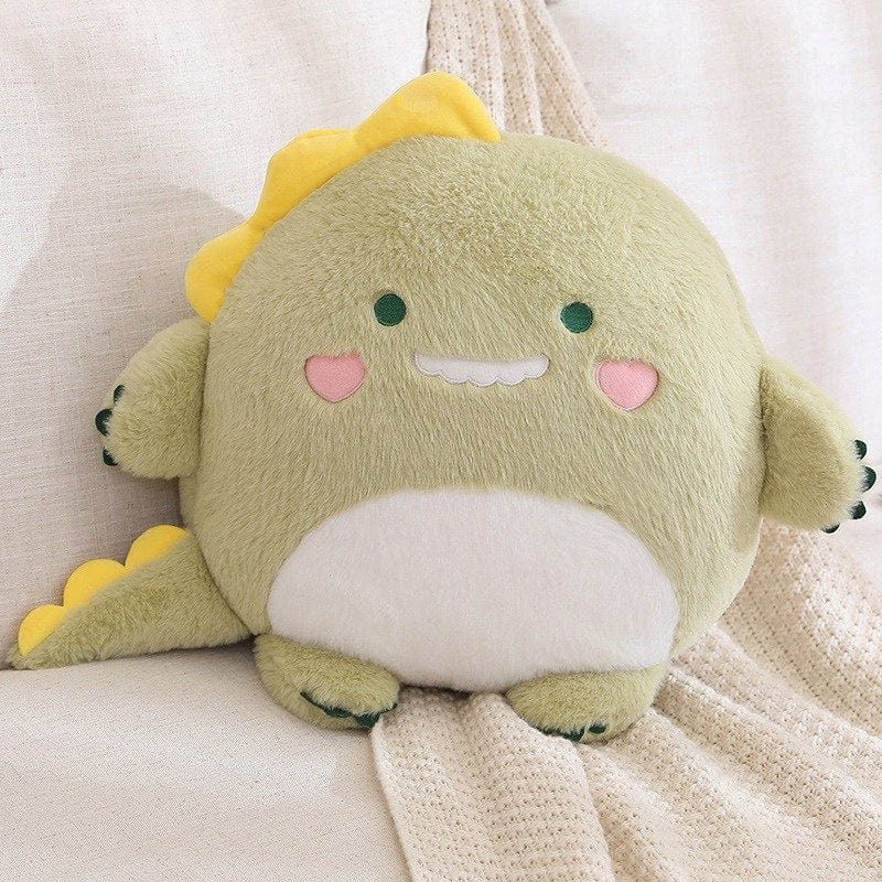 小さくてとても柔らかい恐竜のぬいぐるみ