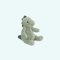子供部屋にぴったりの柔らかい緑色の恐竜のぬいぐるみ - The Plush Company