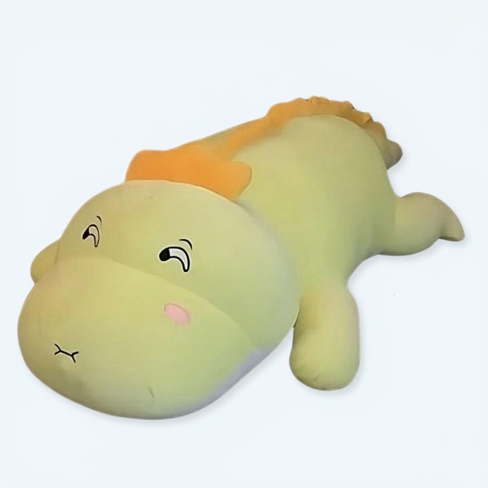 ライトグリーンのぬいぐるみ恐竜、お子様にぴったりの抱き心地の良いお友達、80cm、The Plush Company
