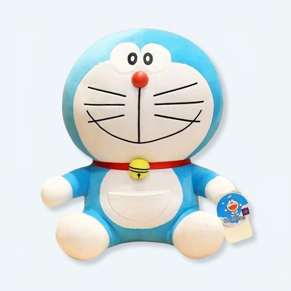 柔らかくて抱きしめたくなるドラえもんのぬいぐるみ、青い漫画キャラクター、30cm、The Plush Company