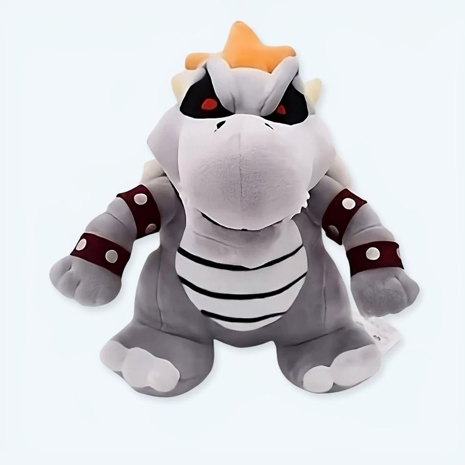 巨大で柔らかいカラフルなビデオゲームのクッパドラゴンぬいぐるみ（The Plush Company製）