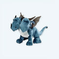 柔らかい双頭のファンタジードラゴンのぬいぐるみ（子供用、35cm）、The Plush Company