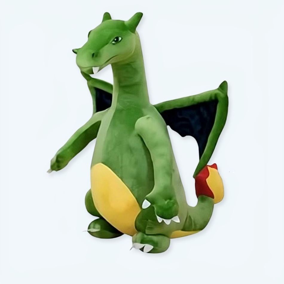 子供部屋用の柔らかい巨大な緑のドラゴンのぬいぐるみ、30cm、The Plush Company