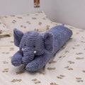 柔らかくて抱きしめたくなる象のぬいぐるみ（子供部屋用）、85cm / ブルー、The Plush Company